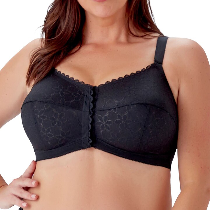 FULLY® Side Shaping Wirefree Bra with Floral Lace - Style 5100548 