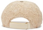Thumbnail for your product : Gucci GG-lace Baseball Cap - White