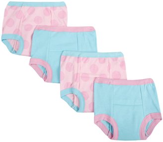 Gerber 4 Pack Training Pants (Baby/Toddler) - Pink/Aqua - 18 Months