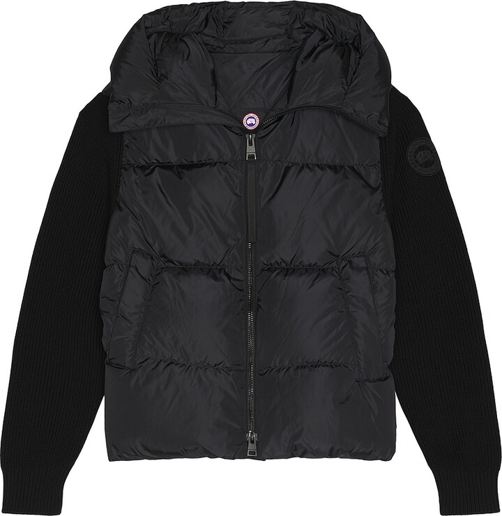 Canada Goose Hybridge Grove Knit Hoody in Black