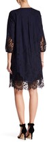 Thumbnail for your product : T Tahari Amanda Embroidered Dress