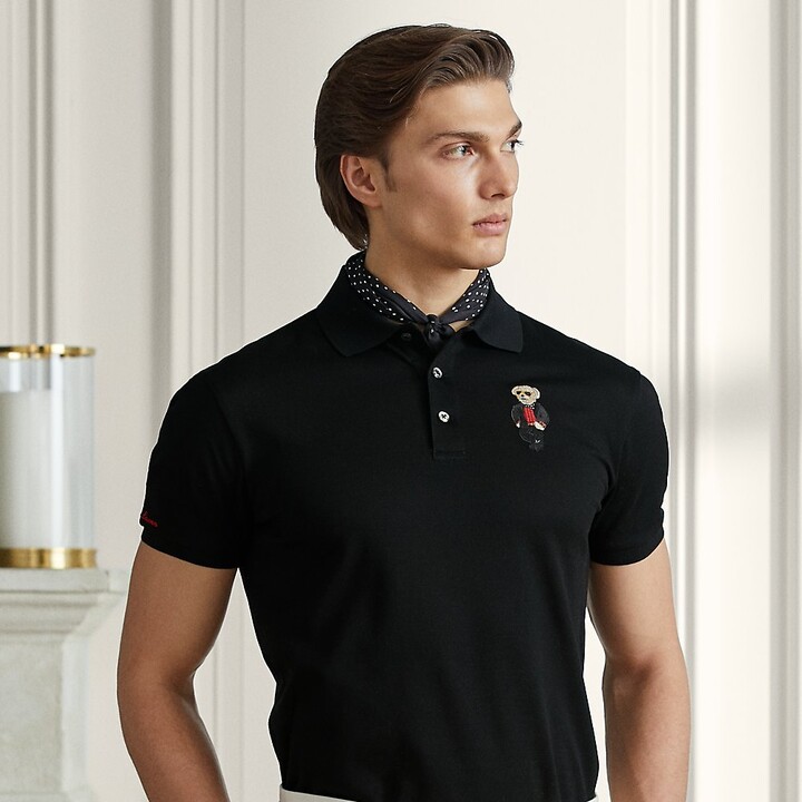 Saks Fifth Avenue Men Clothing T-shirts Polo Shirts Polo Bear Polo Shirt 
