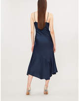 Thumbnail for your product : The Kooples Fluted-hem satin dress