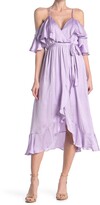 Thumbnail for your product : Bardot Bea Cold Shoulder Ruffle Dress