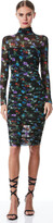 Thumbnail for your product : Alice + Olivia Delora Turtleneck Long Sleeve Midi Dress