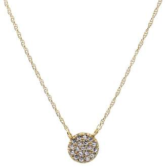 Kris Nations Pave Round Charm Necklace