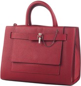 Thumbnail for your product : Carven Leather Grained Burgundy Bag