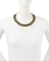 Thumbnail for your product : House Of Harlow Blackbird Golden-Framed Arrow Collar Necklace, Black