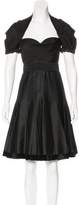 Thumbnail for your product : 6397 Short Sleeve Knee-Length Dress