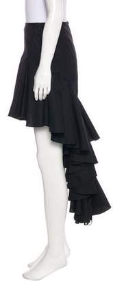 Dolce & Gabbana Ruffle-Accented High-Low Skirt