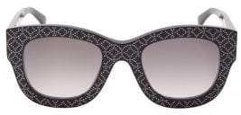 Alaia 50MM Micro-Stud Sunglasses