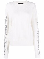 Thumbnail for your product : Philipp Plein Sequin Skull Pullover Jumper