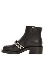 Thumbnail for your product : Givenchy 40mm Laura Chain Leather Ankle Boots