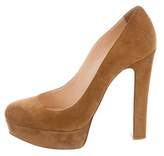Thumbnail for your product : Christian Louboutin Suede Platform Pumps