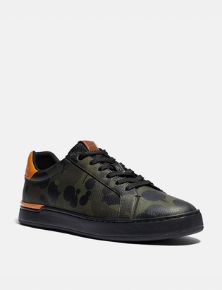 Coach Lowline Low Top Sneaker With Camo Print