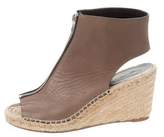 Thumbnail for your product : Celine Peep-Toe Espadrille Wedges