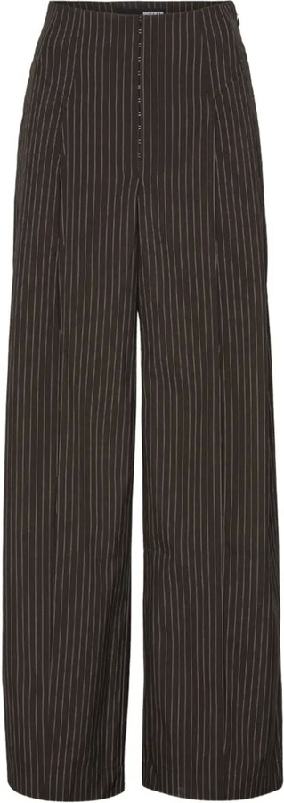 Rotate by Birger Christensen Pinstripe Wide-Leg Trousers