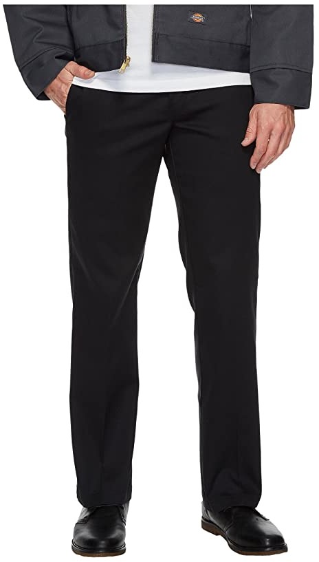 black skinny work pants mens