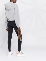 Thumbnail for your product : ATTICO Oversized-Fit Cropped Hoodie