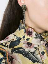Thumbnail for your product : Miu Miu drop clip-on earrings