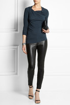 Thumbnail for your product : Vivienne Westwood Fracture draped stretch-jersey top