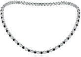 Thumbnail for your product : Natori Indochine 14k Black & White Diamond Hexagon Tennis Necklace