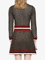 Thumbnail for your product : Gucci Lurex blend cardigan with Web