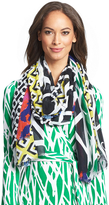 Thumbnail for your product : Diane von Furstenberg Heritage Print Modal Cashmere Scarf