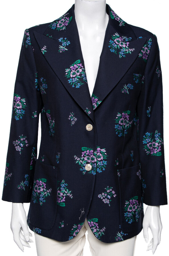 gucci floral coat