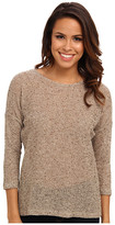 Thumbnail for your product : Vince Camuto 3/4 Sleeve Speckled Top