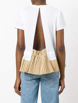 Thumbnail for your product : Sacai pleated T-shirt