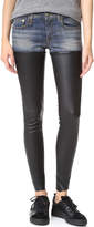 Thumbnail for your product : R 13 Leather Chap Jeans