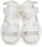 Thumbnail for your product : Alexander McQueen White Tread Sandals