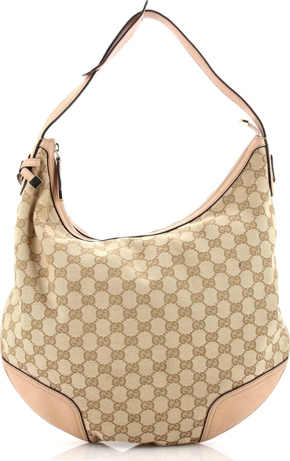 Bree Convertible Top Handle Bag GG Canvas with Leather Medium