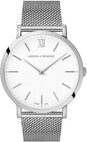 Thumbnail for your product : Larsson & Jennings Lugano Milanese 33Mm Silver & Satin White