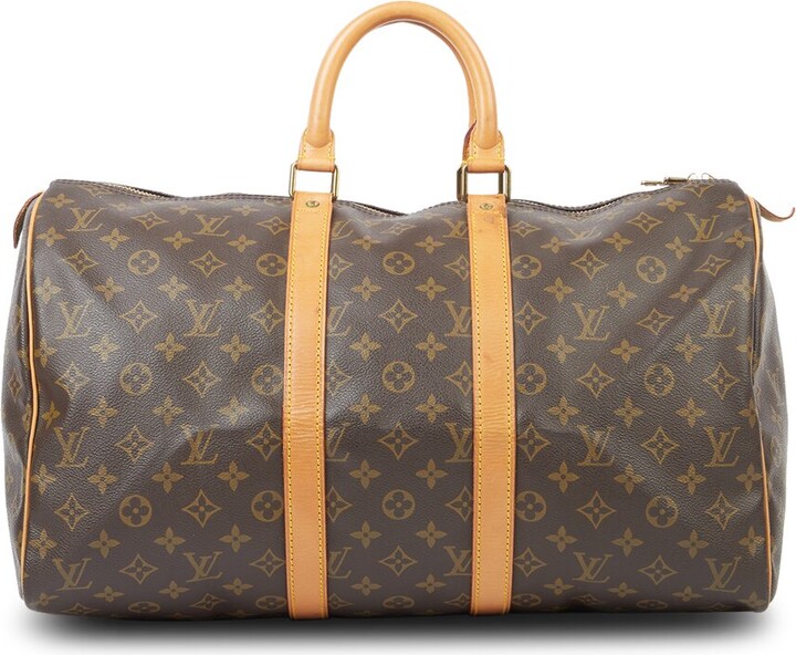 Louis Vuitton Monogram Hexagon Macassar Bag Brown Quilted Travel Crossbody