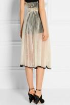 Thumbnail for your product : Toga Pleated organza midi skirt
