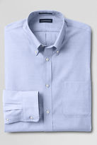 Thumbnail for your product : Lands' End School Uniform Men's Tall Tailored Long Sleeve No Iron Pinpoint Shirt