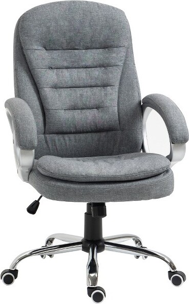 HBEZON HighBackHomeOfficeChairExecutiveComputerChairwithAdjustableHeightUpholsteredThickPaddingHeadrestandArmrest