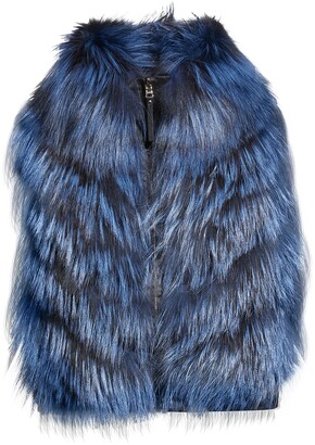 Gorski Reversible Fox Fur Vest