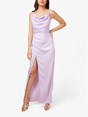 evening gown with split