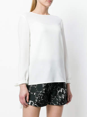 Emporio Armani bow-embellished blouse
