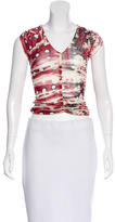 Thumbnail for your product : Jean Paul Gaultier Ruched V-Neck Top