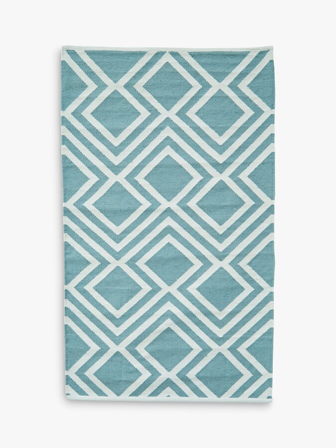 Weaver Green Iris Recycled Plastic Indoor & Outdoor Rug, L240 x W170 cm