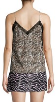 Thumbnail for your product : Olivia Rubin Flora Leopard Print Sequin Camisole