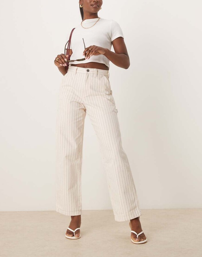 Dickies Service Carpenter pants in white