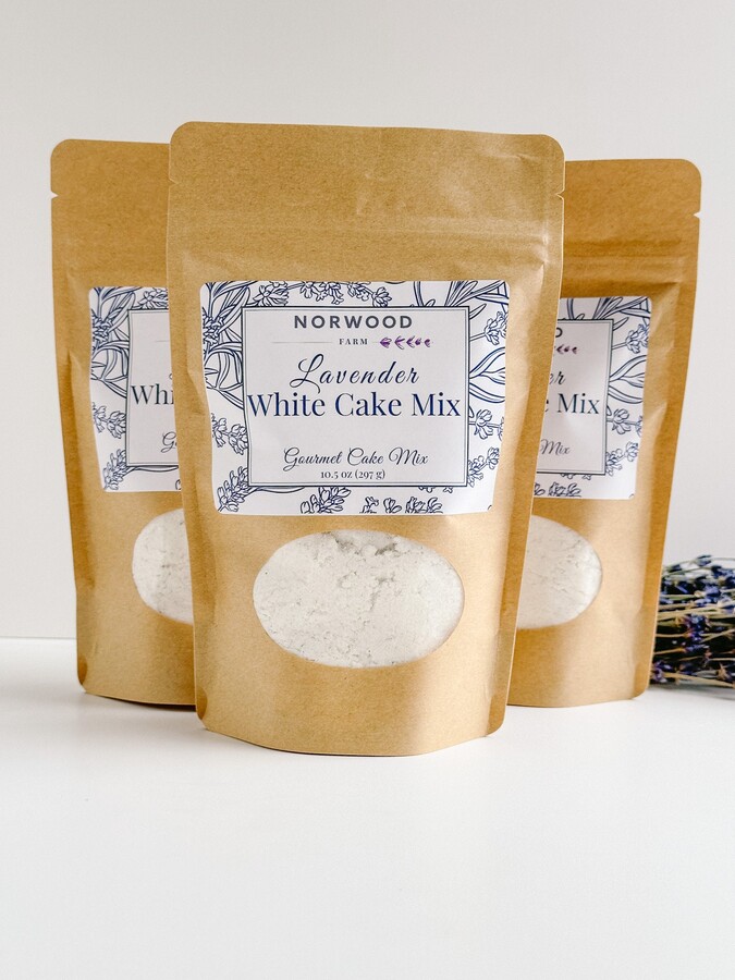 Lavender White Cake Mix - Gourmet Floral Baking Blend