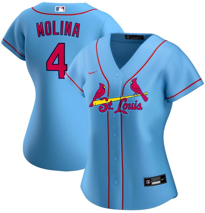 Yadier Molina St. Louis Cardinals Nike Powder Blue Jersey