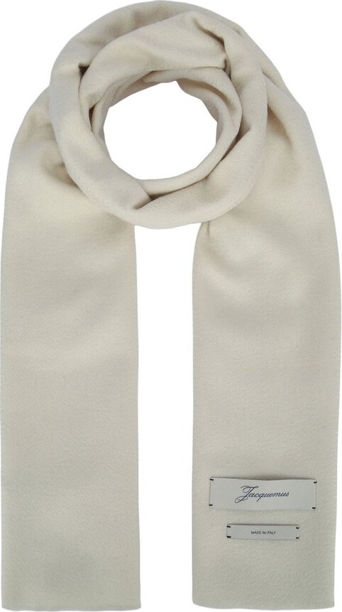 Jacquemus The Cachemiro Logo Patch Scarf