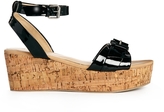 Thumbnail for your product : Aldo Waldrum Black Cork Wedge Heeled Sandals
